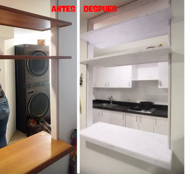 Transformación 1 - Renueva tu espacio con estilo premium